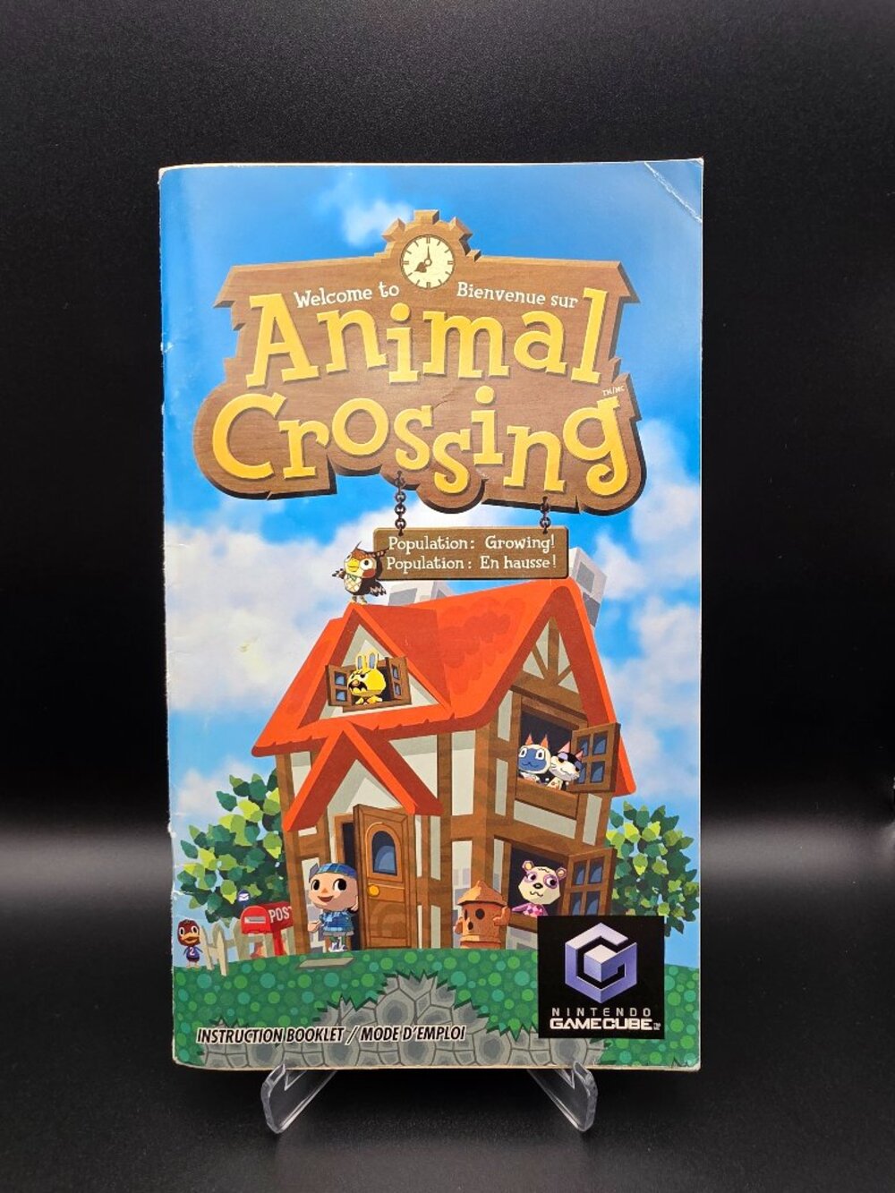 Animal Crossing Nintendo GameCube Game Manual Booklet Only No Game